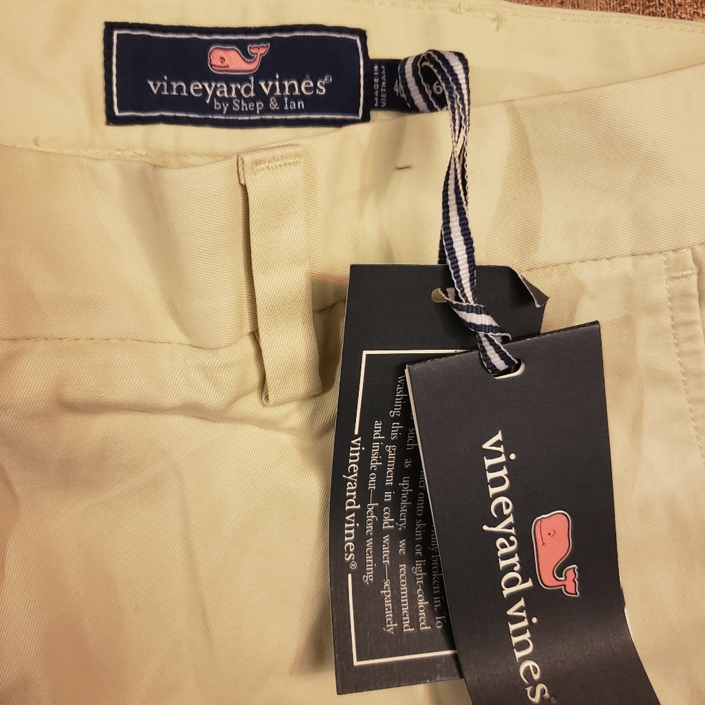 🆕 Vineyard Vines Tall Mens Breaker Pants Stone Chino NWT NEW - Picture 7 of 8